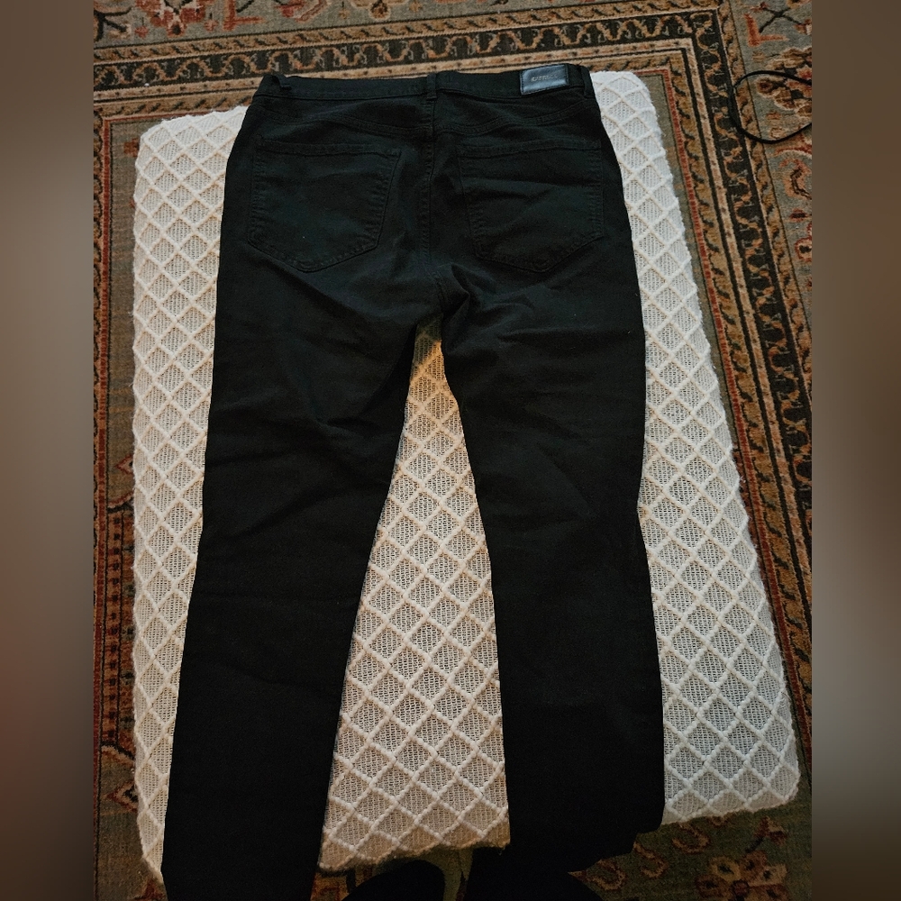 Express High Rise Skinny Black Jeans - Picture 2 of 5